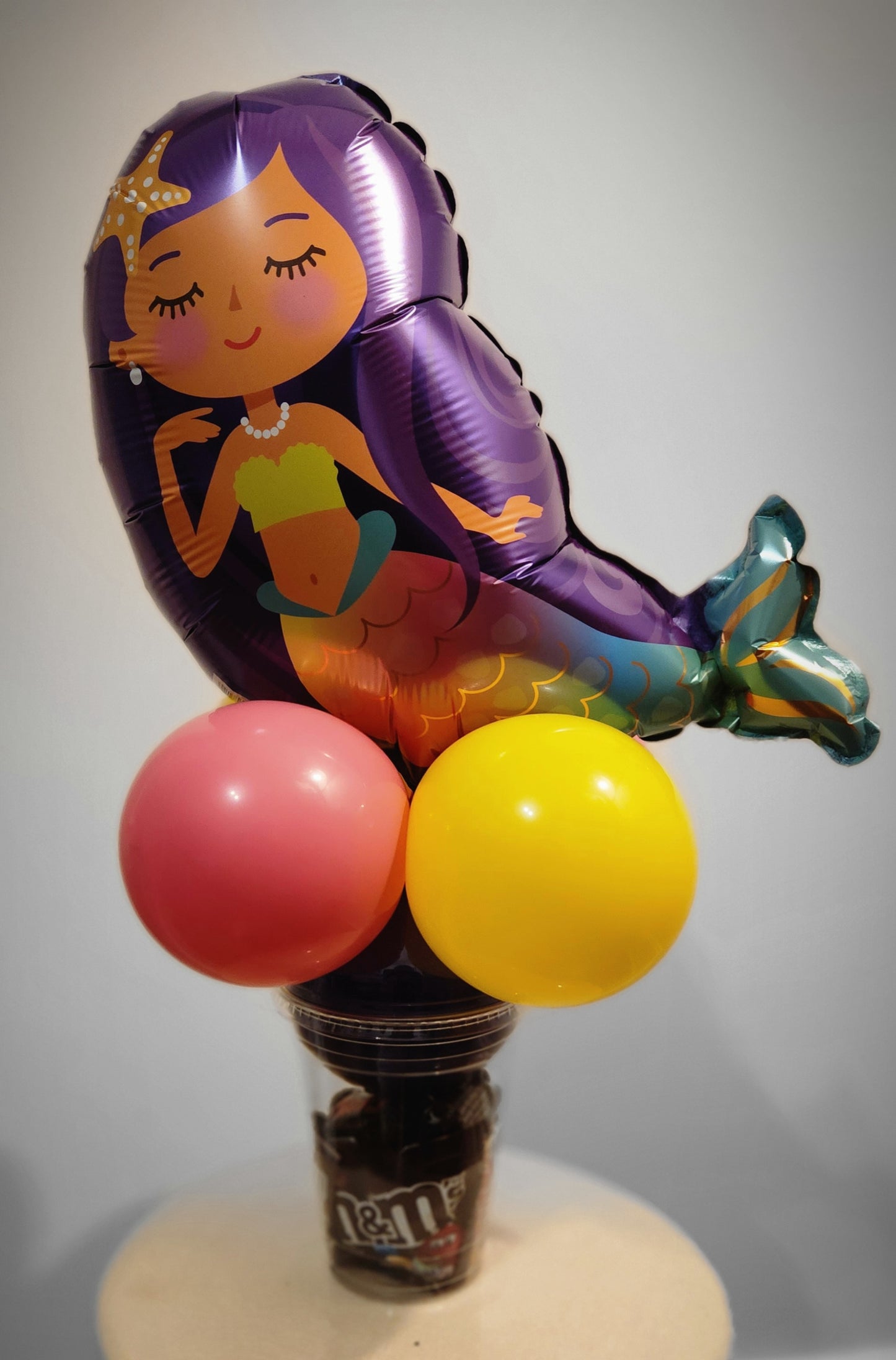 Mermaid Balloon Candy Cup