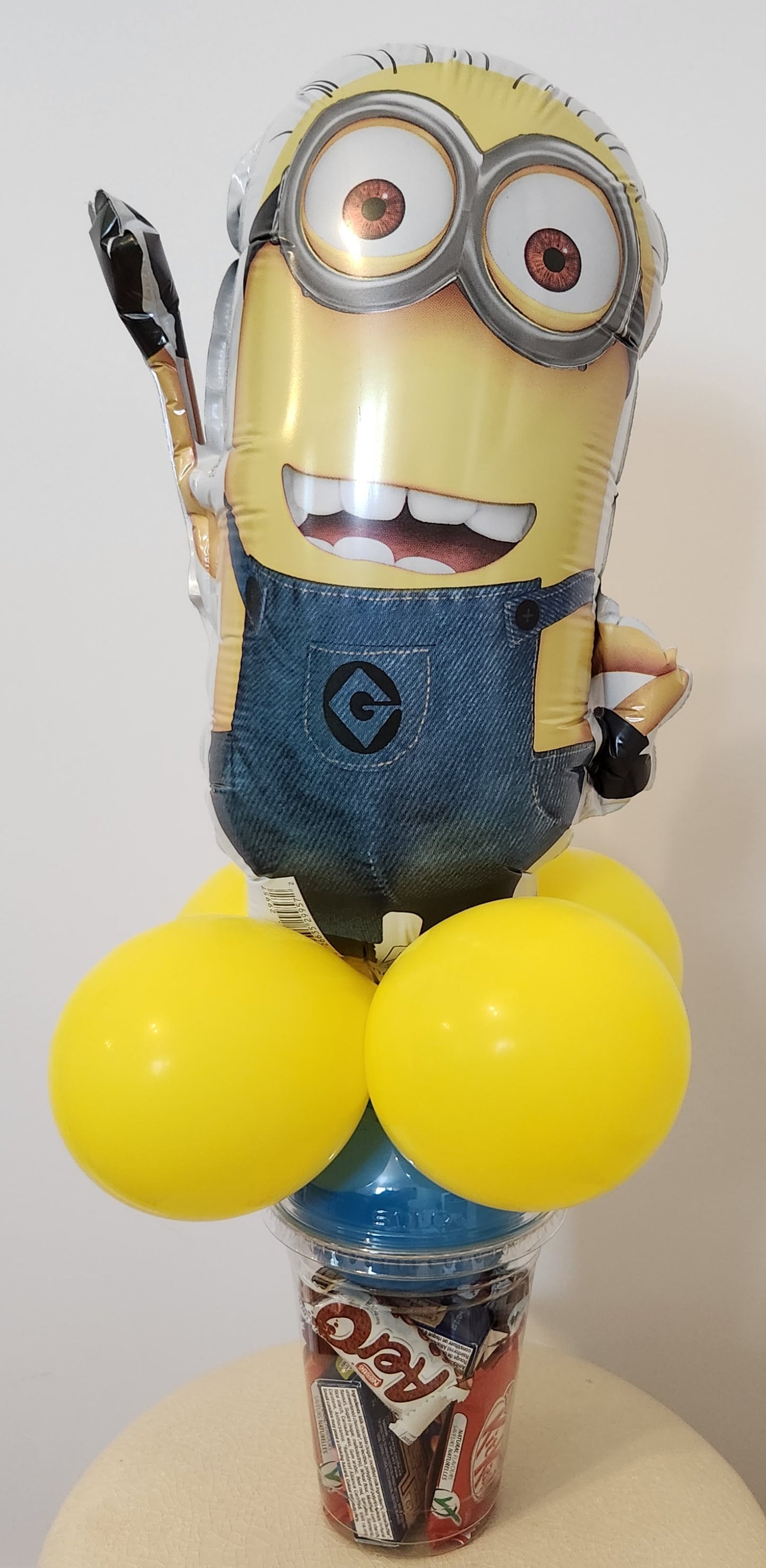 Minion (Kevin) Balloon Candy Cup