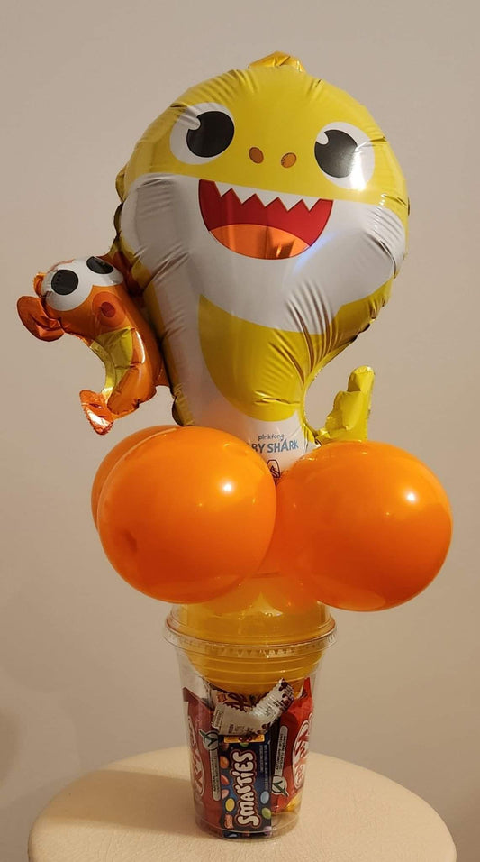 Baby Shark Balloon Candy Cup