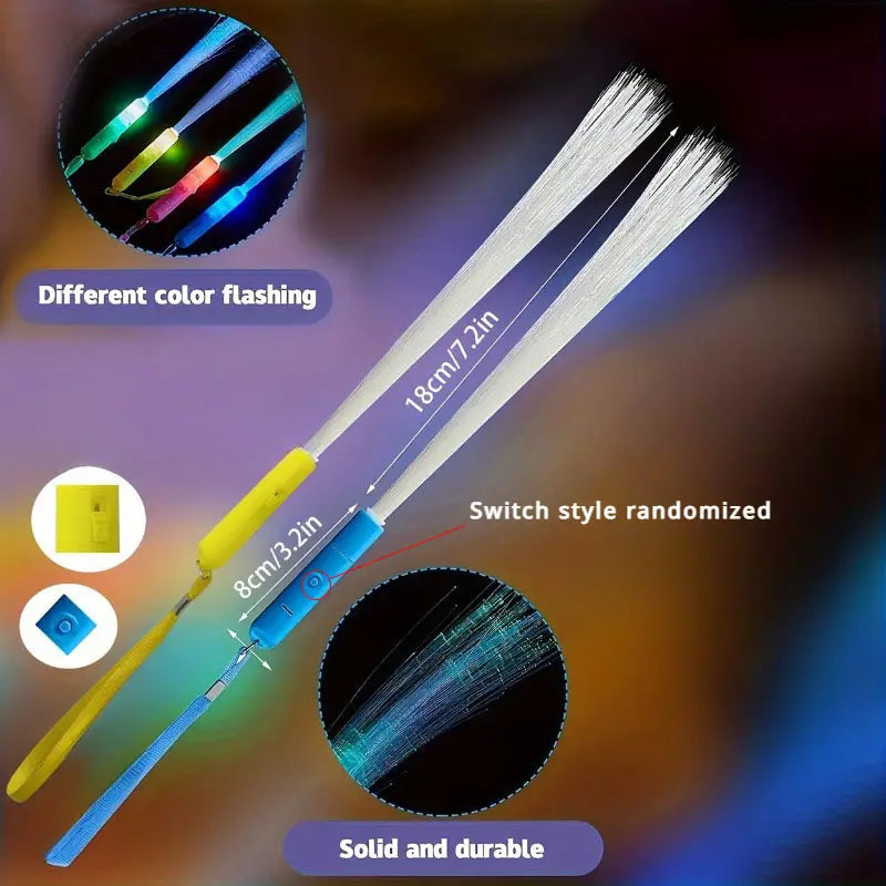 Fiber Optic Glow Sticks