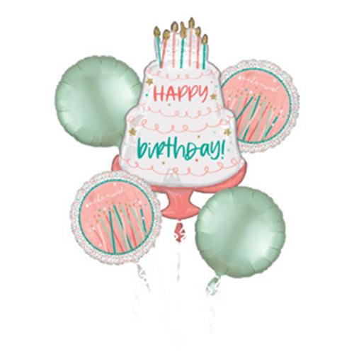 Happy Cake Day Birthday Balloon Bouquet