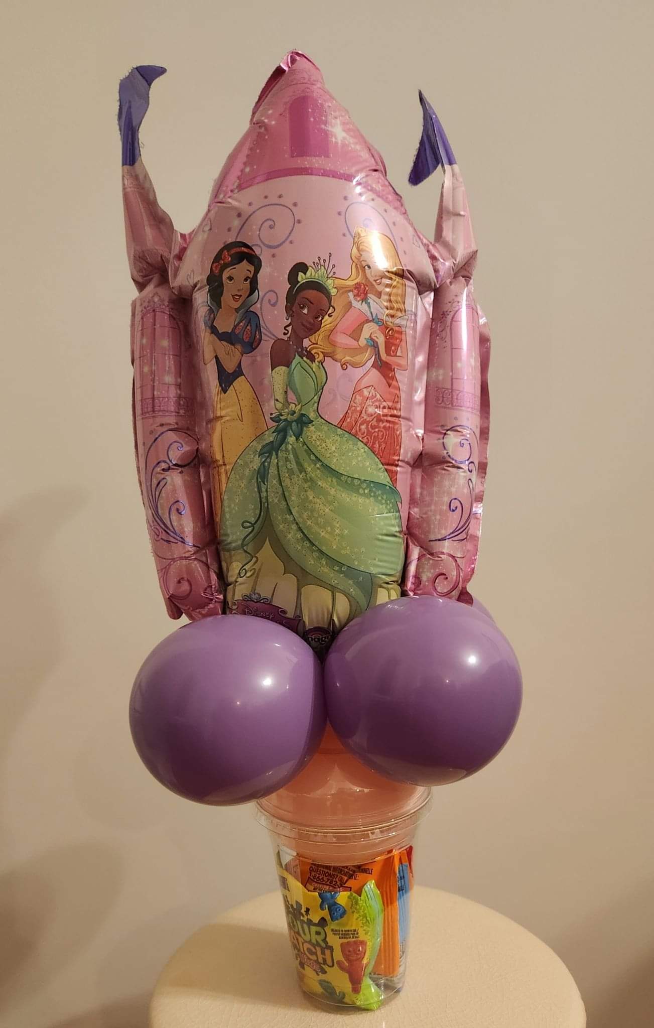 Princess Castle Balloon Candy Cup