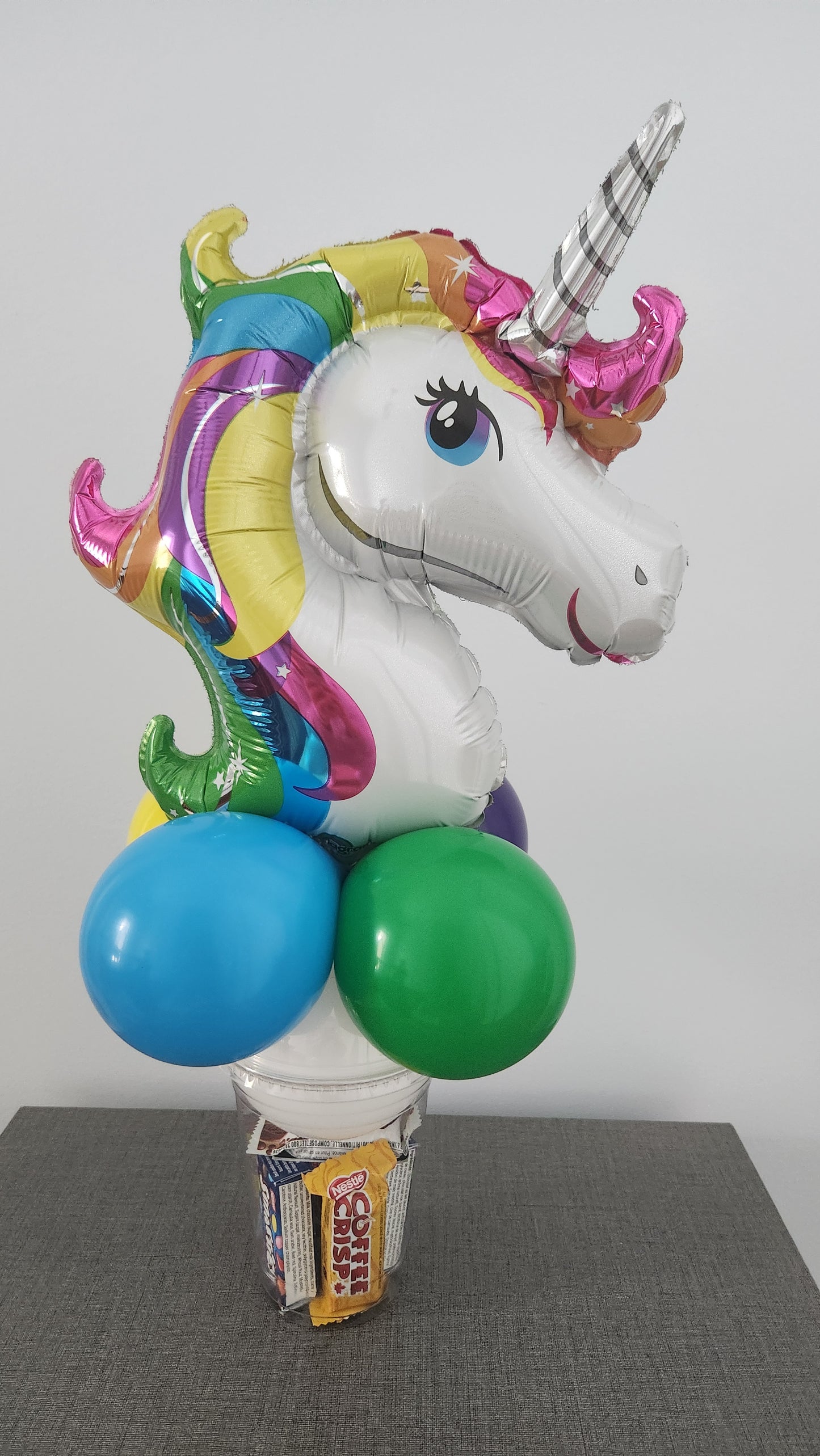 Unicorn Balloon Candy Cup